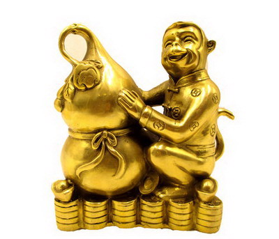 生肖猴头像 吉祥字画带来财运